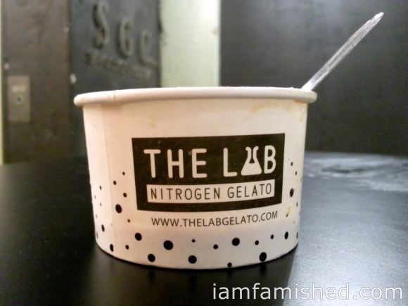 The ice cream cup